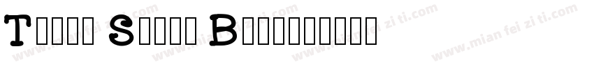 Third Stone Bold字体转换